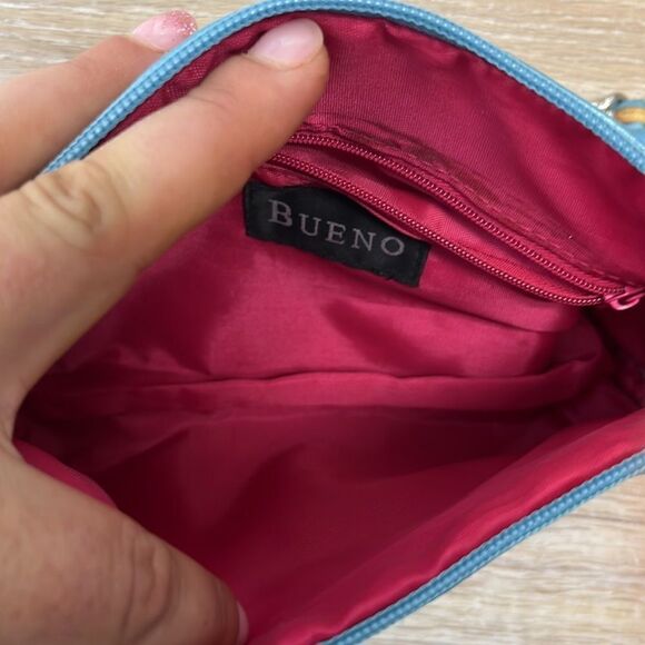 VINTAGE Bueno Blue and Silver Handbag/Purse with Rhinestones. - Picture 7 of 7